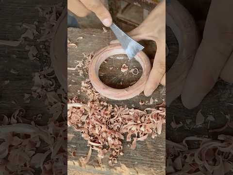 Making a wooden beautiful bracelet for my mom