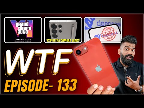 iPhone SE4 Launch | GTA 6 Coming | DeepSeek BAN | S26 Ultra | Episode 133 | Technical Guruji🔥🔥🔥