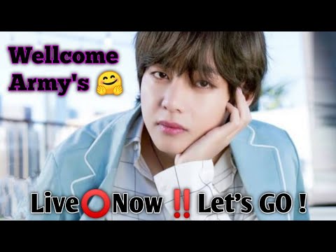 Live Now⭕Let's GO !🤗wellcome army's 🥰💜 #bts