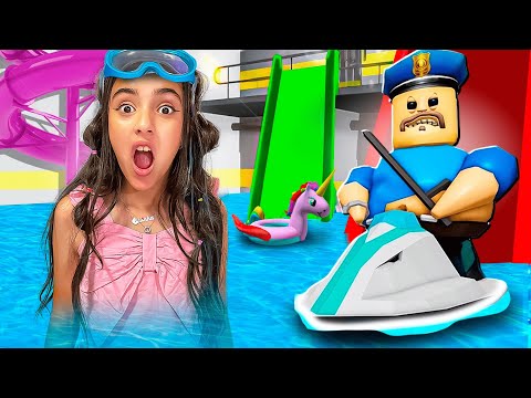ESCAPE DA PRISÃO DO PARQUE AQUÁTICO NO ROBLOX