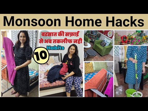 10 Smart Monsoon Home Hacks|बरसात की इन मुश्किलों से गृहणी अब नही होगी परेशान|Homemaking Secrets
