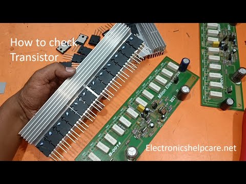 How to check transistors