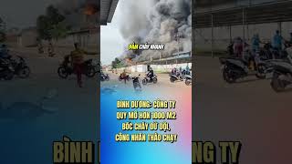 cháy lớn công ty ở bình dương