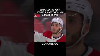 OH MY JURAJ!! SLAFKOVSKÝ SCORES A MASSIVE GOALS FOR THE HABS #habs #gohabsgo #canadiens #nhl #hockey
