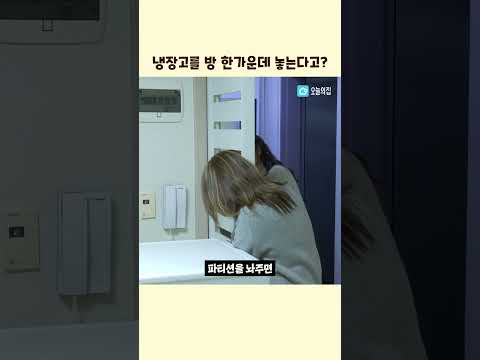 냉장고로 공간 분리를 한다고? 신박한 원룸 가구 배치법 #shorts #인테리어꿀팁