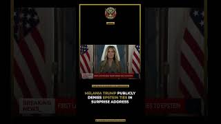 Melania Trump Denies Epstein Ties and Reopens the Story #shorts