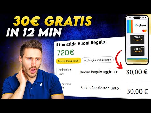 30€ Gratis Buono Amazon in 12 min! Miglior Promo Bancaria 2025