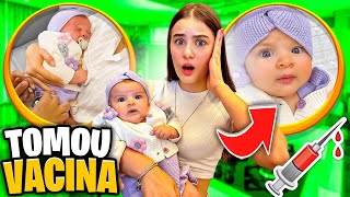 DIA DE VACINA DE TRÊS MESES DA MELISSA