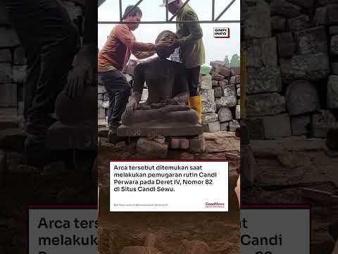 Arca Dhyani Buddha Aksobhya ditemukan kembali setelah berabad-abad di Candi Sewu.