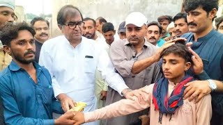 سردار قاسم عباس لنگاہ اورسید ابن حسین کاشجاع آباد دورہ،تربت میں شہید ہونے والوں کے اہلخانہ سے تعزیت