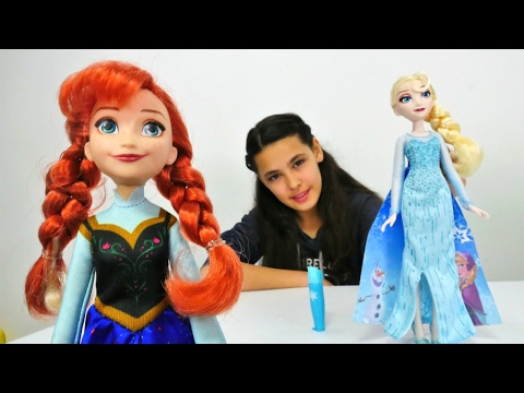 Karlar ülkesi Elsa ve Anna oyuncaklarını tanıtıyoruz
