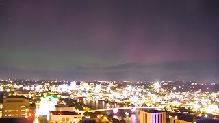 Northern lights seen over downtown Portland July 3, 2026