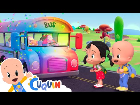 Las ruedas del bus colores y más canciones infantiles de Cuquín