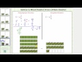 Subtracting Mixed Numbers from Whole Numbers