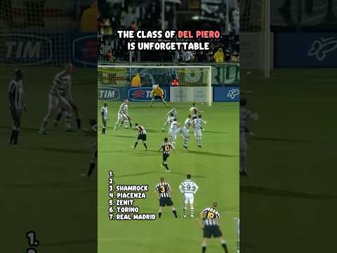 The Class of Alessandro Del Piero Is Unforgettable