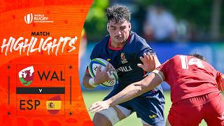 Wales Too Strong! 🔥 | Wales v Spain | World Rugby U20 Championship 2025 | Match Highlights
