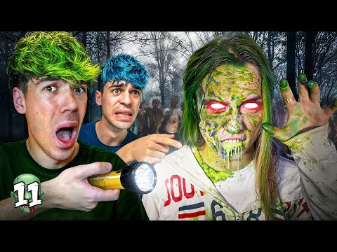 BUSCAMOS A LA ZOMBIE EN HALLOWEEN! (APOCALIPSIS ZOMBIE)