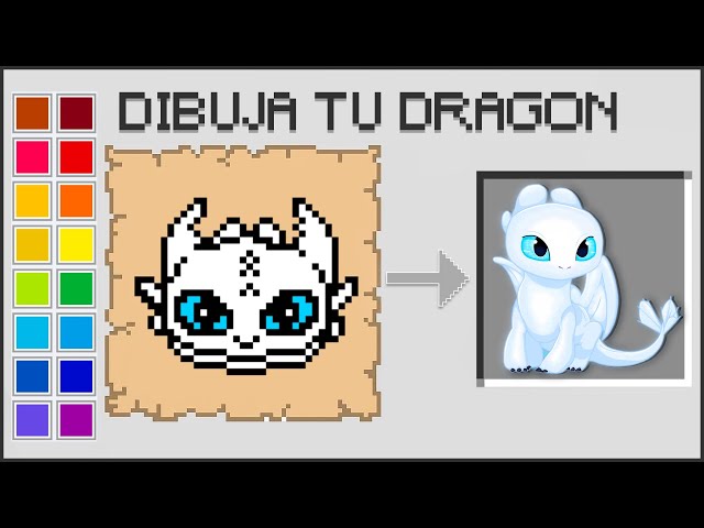 MINECRAFT pero TODOS LOS DRAGONES QUE DIBUJO APARECEN ??