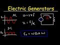 Generator Angular Speed and Voltage
