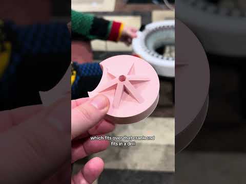 Man 3D prints a custom piece for his wife to make her scarfs faster!