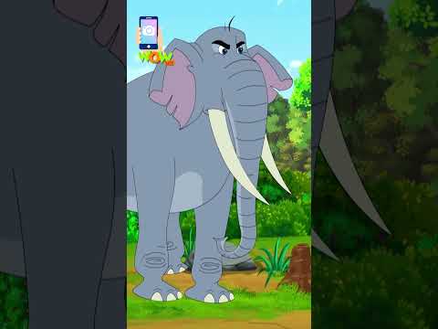 घमंडी हाथी और चींटी | Elephant and Ant in Hindi  | Hindi Cartoon Shorts | 03 | Wow Kidz Shorts #CM