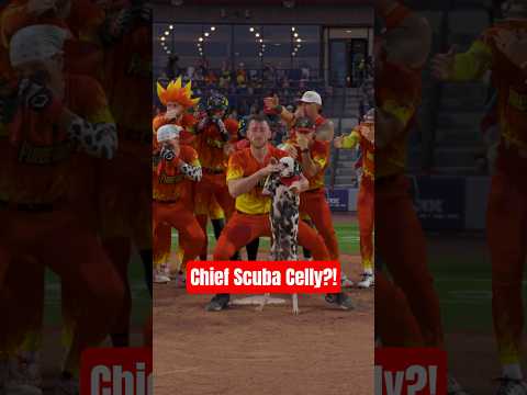 What that dog doin?! #scuba #trending #funny #dalmation #dog #firefighters #baseball #shortsfeed