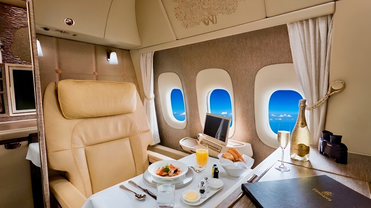 24 hours in EMIRATES First & Business Class - Boeing 777 Game Changer (full flight report)