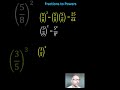 Exponent Rules and Fraction Operations