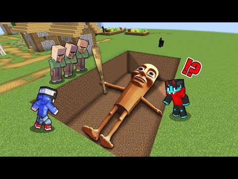 We Found A Scary Buried GIANT TUNG TUNG SAHUR in Minecraft!