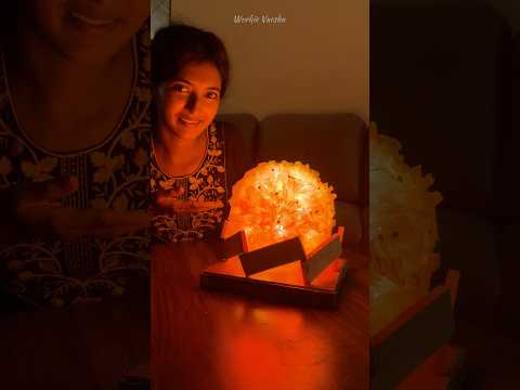 ഒരടിപൊളി ലാമ്പ് ഉണ്ടാക്കി 🤩| Table Lamp Making With Plastics