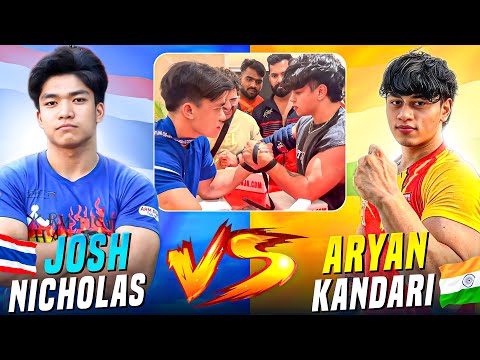 //JOSH NICHOLAS 🇹🇭 VS ARYAN KANDARI 🇮🇳 ARMWRESTLING SUPERMATCH //