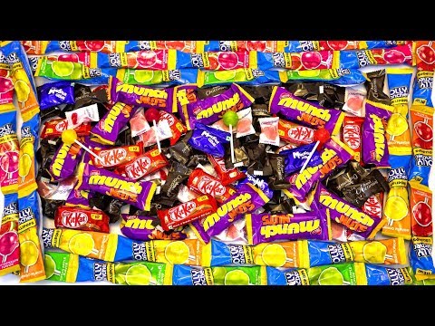 LOT'S OF CANDIES, LOLLIPOP, MUNCH NUTS, KITKAT AND MORE CANDIES