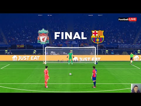 Liverpool vs Barcelona - Final - Penalty Shootout 2025 UEFA Champions League UCL | eFootball PES