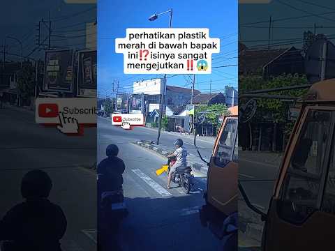 Detik-detik plastik merah misterius‼️😱#shorts #fyp