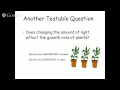 Scientific Method and Experimental Design