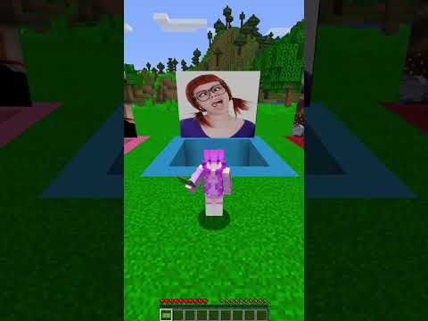 Minecraft'ta Yaş Kuyusuna Atladım #minecraft #shorts