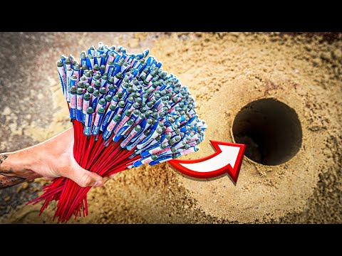 2000 BOMBA DENTRO DO BURACO DE AREIA