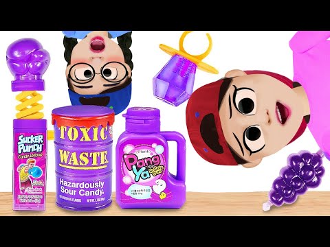 Dona 도나 animation Mukbang 지구젤리 눈알젤리 먹방 Earth jelly eyeball jelly DONA 도나