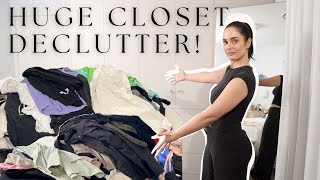 HUGE Closet Declutter & Clothing Clean Out (Postpartum Wardrobe Refresh) Ep 1