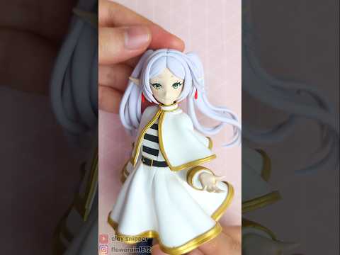 Frieren: Beyond Journey's End 2 ' Frieren ' clay figures! \(`•ω•´)/ #frieren