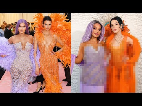 Recreating Kendall and Kylie's Met Gala Looks DIY Challenge