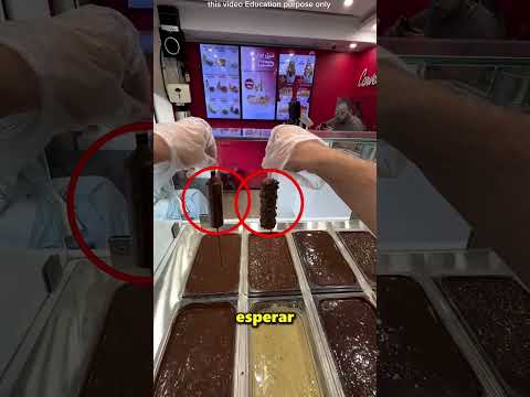 En Esta Heladería Venden Helado Cubierto De Chocolate 🤩🍫