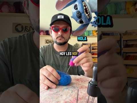 Tutorial de #felting con STITCH 💙🩵