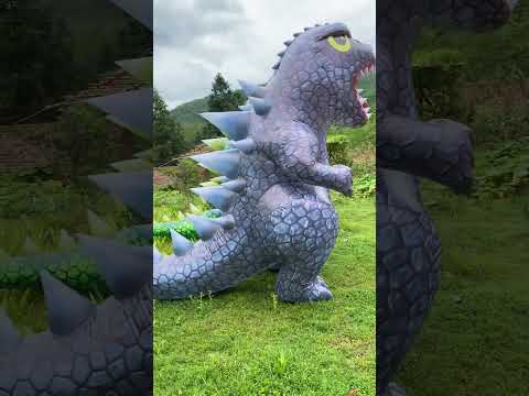 Inflatable Godzilla play costume