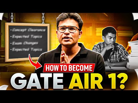 GATE 2026 Preparation | How to Get AIR 1 in GATE | Complete Roadmap