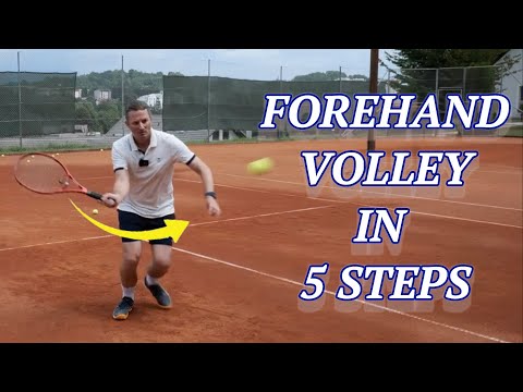 Tennis Forehand Volley Technique Explained In 5 Steps