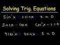 Trigonometric Equations Quiz