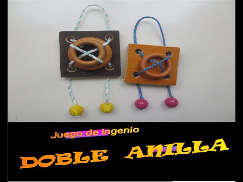 Juego de ingenio doble anilla