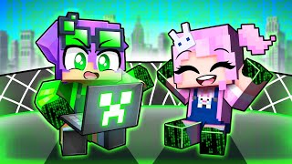 I Became a BABY HACKER in Minecraft!
