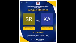 MATCH 6 || AHMEDABAD PEDIATRIC CRICKET LEAGUE 2026 || ACADEMY OF PEDIATRICS AHMEDABAD